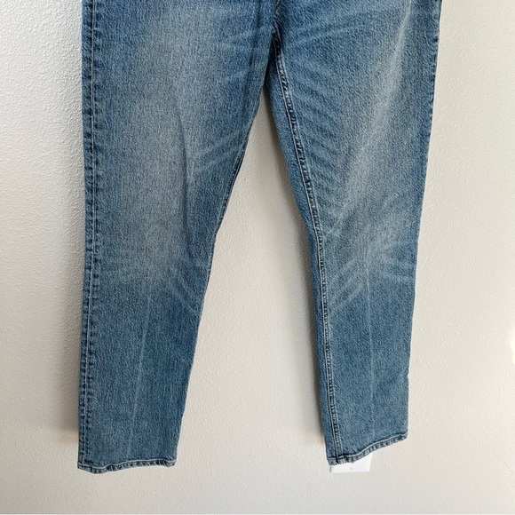 New Reformation Liza Ultra High Rise Straight Leg Jeans Malta NWT Denim Women 28 - Picture 5 of 13